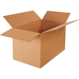 Global Industrial B69358 Global Industrial™ HD Double Wall Cardboard Corrugated Boxes, 36"L x 22"W x 22"H, Kraft image.