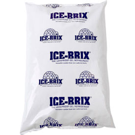 Cold Packs, 32 Oz., 10"L x 6"W x 1-1/2"H, White/Blue, 9/Pack view 2
