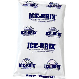 Cold Packs, 6 Oz., 6"L x 4"W x 3/4"H, White/Blue, 48/Pack view 2