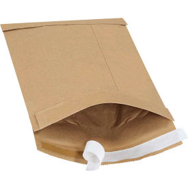 Global Industrial B40442 Global Industrial™ Self Seal Padded Mailers, #1, 7-1/4"W x 12"L, Kraft, 25/Pack image.