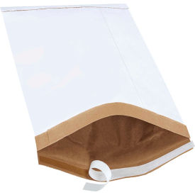 Global Industrial B40410 Global Industrial™ Self Seal Padded Mailers, #5, 10-1/2"W x 16"L, White, 100/Pack image.