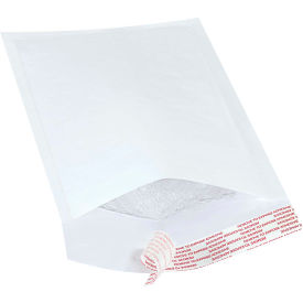 Box Packaging Inc B852WSS Self Seal Bubble Mailers, #00, 5"W x 10"L, White, 250/Pack image.