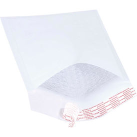 Box Packaging Inc B853WSS Self Seal Bubble Mailers, #0, 6"W x 10"L, White, 250/Pack image.