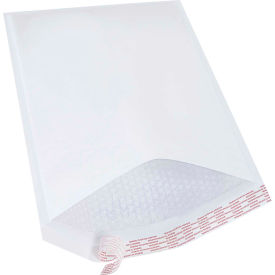 Box Packaging Inc B859WSS Self Seal Bubble Mailers, #6, 12-1/2"W x 19"L, White, 50/Pack image.