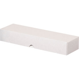 Stationery Folding Cartons, 12"L x 3-1/2"W x 2"H, White, 200/Pack view 2