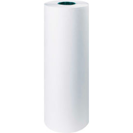 Box Packaging Inc BP2440W Butcher Paper, 40 lbs., 24"W x 1000L, White, 1 Roll image.