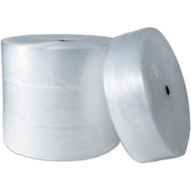 Box Packaging Inc BW12S12P Perforated Air Bubble Roll, 12"W x 250L x 1/2" Bubble, Clear, 4/Pack image.