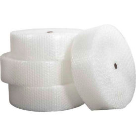 Global Industrial B1646130 Global Industrial™ HD Non Perforated Bubble Roll, 24"W x 250L x 1/2" Bubble, Clear, 4/Pk image.