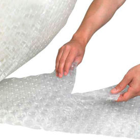 Global Industrial B1646054 Global Industrial™ Heavy Duty Perforated Bubble Roll, 12"W x 250L x 1/2" Bubble, Clear, 4/Pk image.