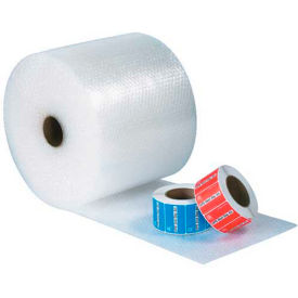 Global Industrial B1499563 Global Industrial™ UPSable Non Perforated Bubble Roll, 48"W x 125L x 1/2" Bubble, Clear image.