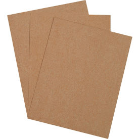 Global Industrial B1645495 Global Industrial™ Chipboard Pads, 20"L x 16"W, Kraft, 275/Pack image.