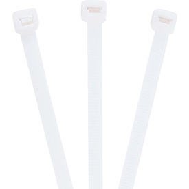 13" Nylon Cable Ties 120 lbs Green 100/Pack 