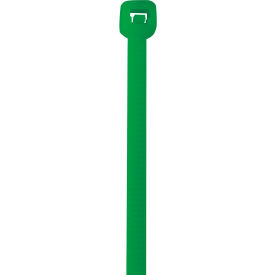 14" Nylon Cable Ties, 50 lbs, Green, 1,000/Pack view 2