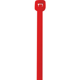18" Nylon Cable Ties 50 Lbs Red 500/Pack 