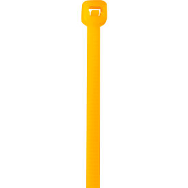 18" Nylon Cable Ties, 50 Lbs, Fluorescent Orange, 500/Pack view 2