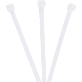 9" Nylon Cable Ties 50 Lbs Natural 1000/Pack 