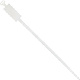 7" Identification Cable Ties 50 Lbs Natural 1000/Pack 