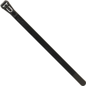10" Releasable Cable Ties 50 Lbs Black 1000/Pack 