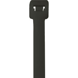 21" UV Stabilized Nylon Cable Ties 120 Lbs Black 100/Pack 