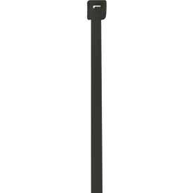 5-1/2" UV Stabilized Nylon Cable Ties 18 Lbs Black 1000/Pack 