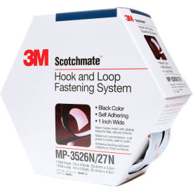 Hook & Loop Combo Pack Fasteners, 1"W x 15'L, Black view 2