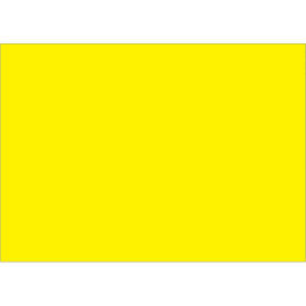 Tape Logic® Rectangular Inventory Paper Labels 7"L x 5"W Fluorescent Yellow Roll of 500 