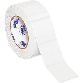 Tape Logic® Square Mailing Labels 2"L x 2"W Clear Roll of 1000 