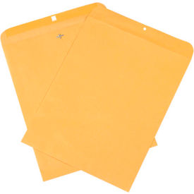 Box Packaging Inc EN1009 Clasp Catalog Envelopes, 15-1/2"W x 12"H, Kraft, 500/Pack image.