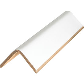 Heavy Duty Edge Protectors 2-1/2"W x 2-1/2"D x 30"L 0.225" Thick White Skid of 1320 