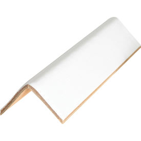Medium Duty Edge Protectors 2-1/2"W x 2-1/2"D x 40"L 0.16" Thick White Skid of 1920 