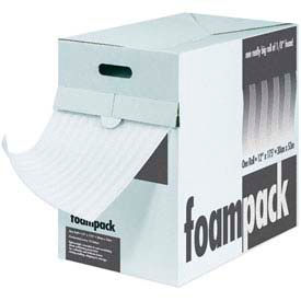 Box Packaging Inc FD1412 Air Foam Dispenser Pack, 12"W x 85L x 1/4" Thick, White image.