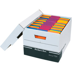R-Kive® File Storage Boxes 15""L x 12""W x 10""H Black