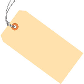 Manila Shipping Tags, Pre-Strung, 13 Pt., 6-1/4"W x 3-1/8"L, 100 view 2