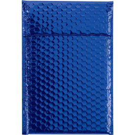 Global Industrial B1638399 Global Industrial™ Glamour Bubble Mailers, 7-1/2"W x 11"L, Blue, 72/Pack image.