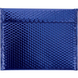 Global Industrial B1638428 Global Industrial™ Glamour Bubble Mailers, 13-3/4"W x 11"L, Blue, 48/Pack image.