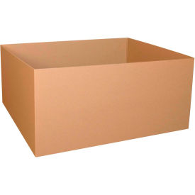 Global Industrial B2205973 Global Industrial™ Double Wall Gaylord Bottom Cargo Containers, 48"L x 40"W x 24"H, Kraft image.