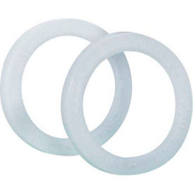 Global Industrial B1645894 Global Industrial™ Locking Rings 1 Qt. Paint Can, White, 100/Pack image.