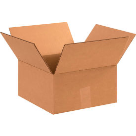 Global Industrial B68984 Global Industrial™ Heavy Duty Cardboard Corrugated Boxes, 12"L x 12"W x 6"H, Kraft image.