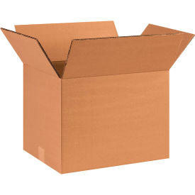 Global Industrial B39694 Global Industrial™ Heavy Duty Double Wall Corrugated Boxes, 16"L x 12"W x 12"H, Kraft image.