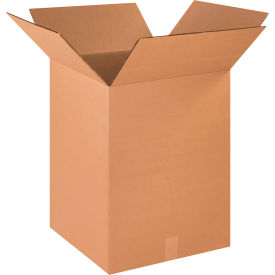 Global Industrial&#153; Heavy Duty Double Wall Corrugated Boxes 18""L x 18""W x 24""H Kraft