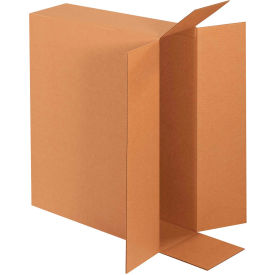 Global Industrial B2206231 Global Industrial™ Side Loading Cardboard Corrugated Boxes, 24"L x 6"W x 18"H, Kraft image.