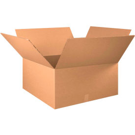 Global Industrial B2206591 Global Industrial™ HD Double Wall Cardboard Corrugated Boxes, 30"L x 30"W x 16"H, Kraft image.