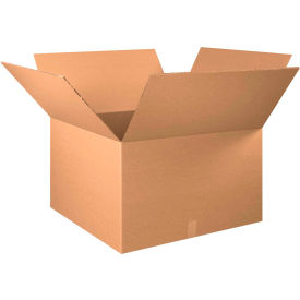 Global Industrial B2206590 Global Industrial™ HD Double Wall Cardboard Corrugated Boxes, 30"L x 30"W x 20"H, Kraft image.