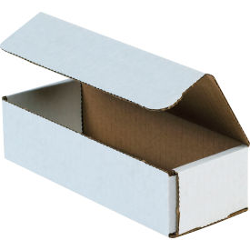 Global Industrial B40126 Global Industrial™ Corrugated Mailers, 10"L x 3"W x 2"H, White image.