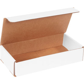 Global Industrial B1638288 Global Industrial™ Corrugated Mailers, 10"L x 5"W x 2"H, White image.