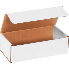 Global Industrial B1638447 Global Industrial™ Corrugated Mailers, 10"L x 5"W x 3"H, White image.