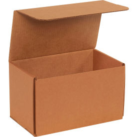 Corrugated Mailers, 10"L x 6"W x 6"H, Kraft view 2