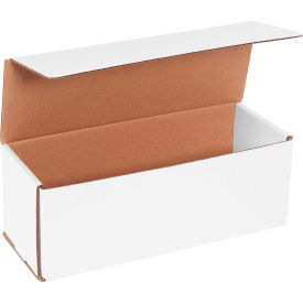 Global Industrial B1638233 Global Industrial™ Corrugated Mailers, 11"L x 4"W x 4"H, White image.