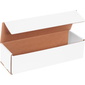 Global Industrial B1638387 Global Industrial™ Corrugated Mailers, 12"L x 4"W x 3"H, White image.