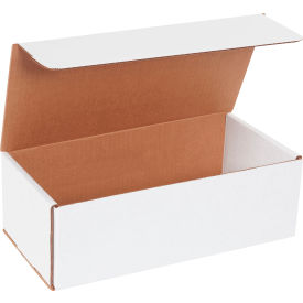 Global Industrial B40145 Global Industrial™ Corrugated Mailers, 12"L x 6"W x 4"H, White image.